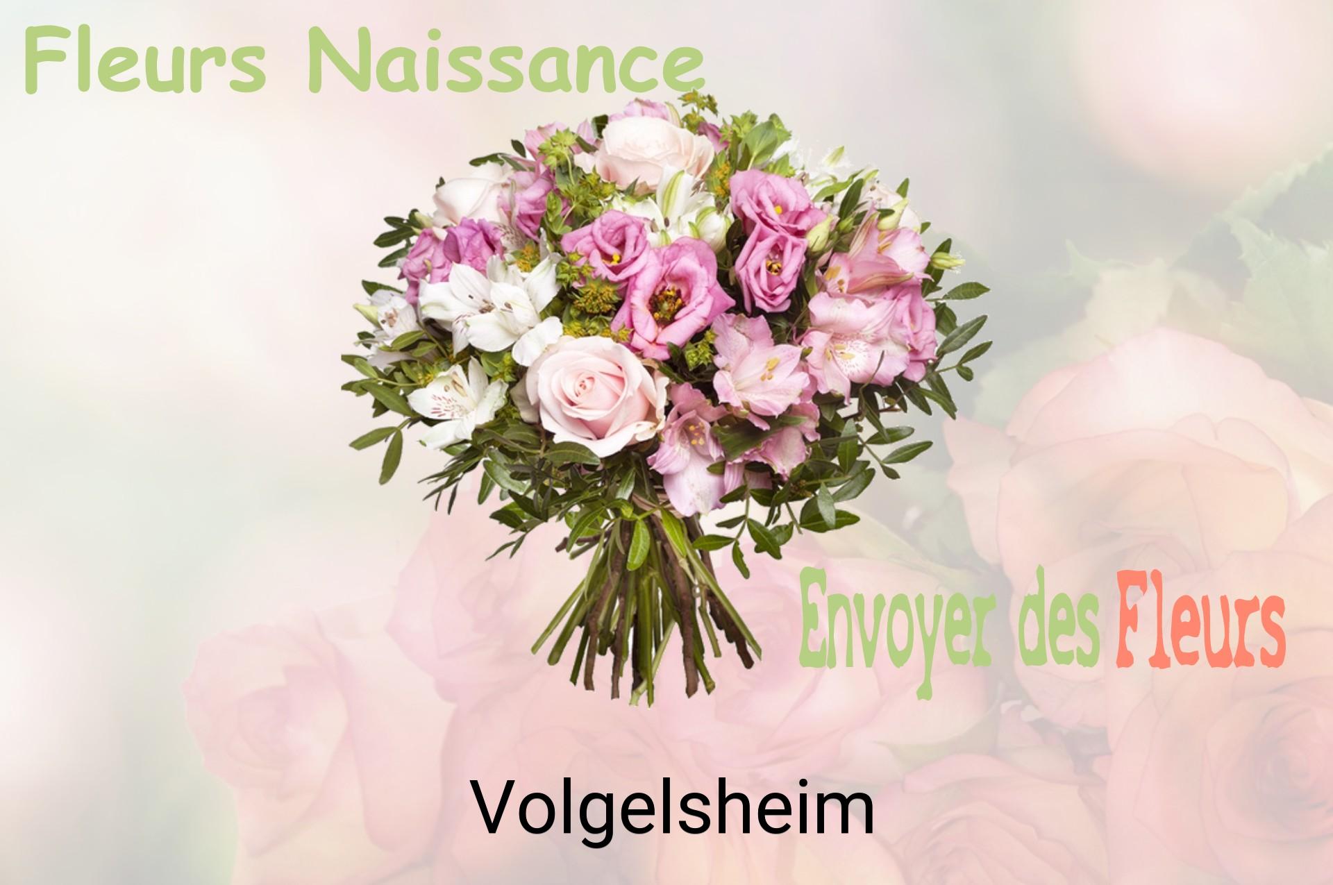 Bouquet de fleurs de naissance livré à Volgelsheim
